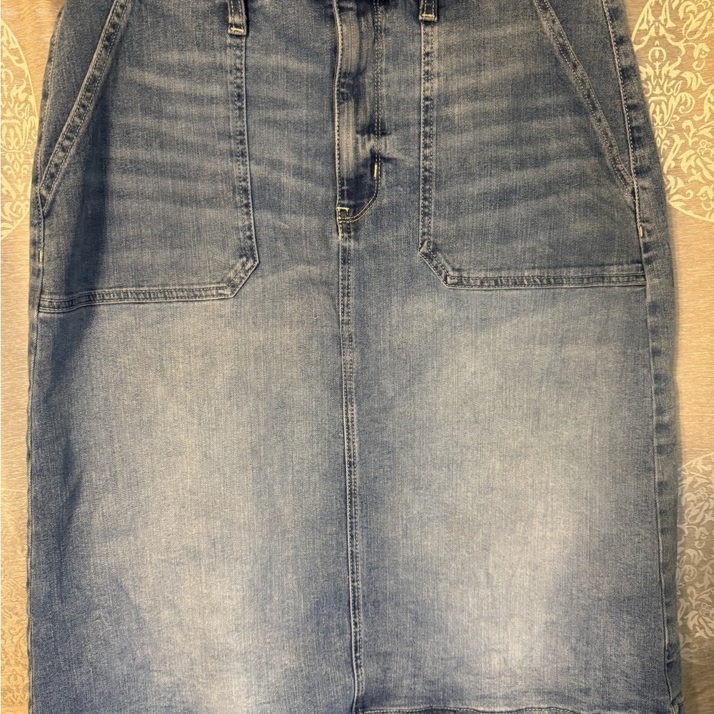 Vintage St John’s Bay Denim Skirt Size 12 Fast Shipping